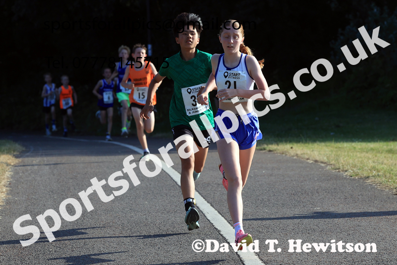 Young athletes, 2026 Sunderland 5k, Silksworth, Sunderland. Photo: David T. Hewitson/Sports for All Pics
